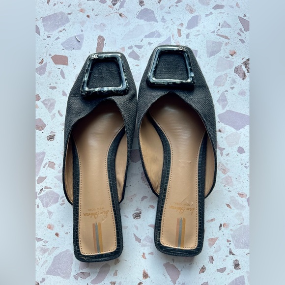 Sam Edelman Womens Lavina Linen Embellished Mules Size 7 - Picture 3 of 6